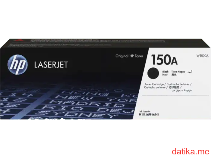 HP 150A Black Original LaserJet Toner Cartridge, W1500A in Podgorica Montenegro