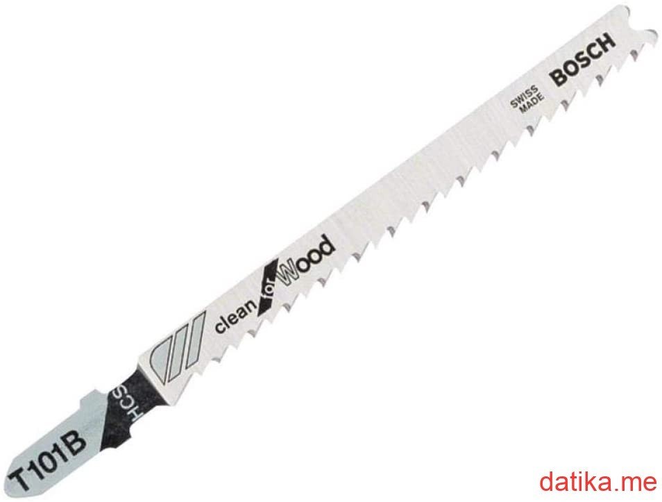 Bosch Listovi ubodne testere za drvo HCS 100mm T101B 5kom