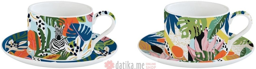 EASY LIFE SET DVIJE SOLJE ZA KAFU 240ml TROPICAL VIBES в Черногории