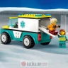Lego Igracka 60403 kocke City Emergency Ambulance and Snowboarder 4g+ в Черногории