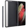 Samsung Smart Clear View Cover with S Pen S21 Ultra Black, EF-ZG99PCBEGEE 