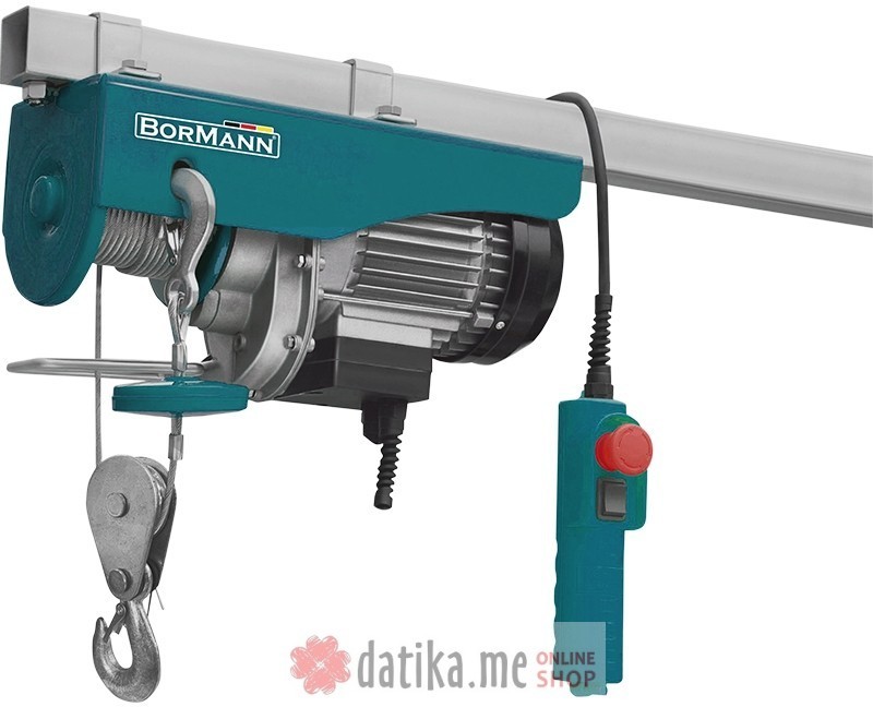 BorMann BPA6000 Dizalica elektricna na sajlu 18m 300-600kg 1050W 