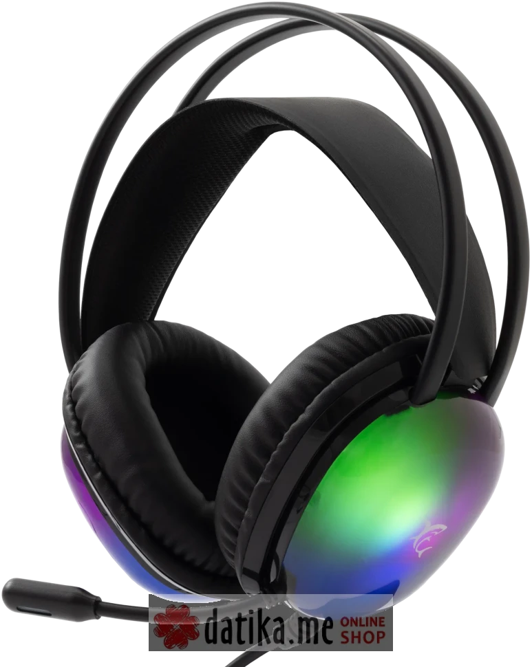White Shark PEACOCK BLACK gaming headphones
