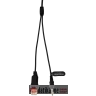 White Shark PEACOCK BLACK gaming headphones