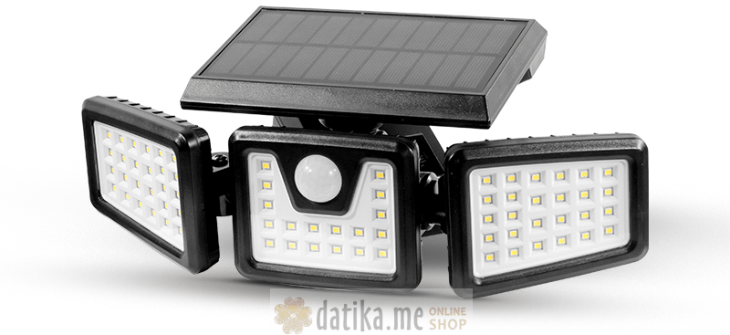 Bormann BLF4000 Reflektor sa solarnim panelom i senzorom pokreta 650Lu/IP65 в Черногории