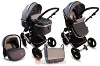 BBO Matrix 3 u 1 Kolica za bebe (SI0008), siva