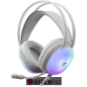 White Shark PEACOCK WHITE gaming headphones