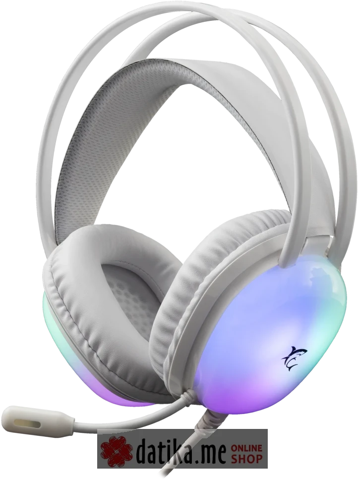 White Shark PEACOCK WHITE gaming headphones