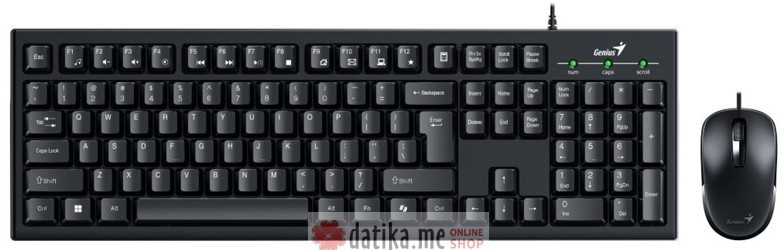 GENIUS KM-100SE USB YU crna tastatura+ USB crni miš в Черногории
