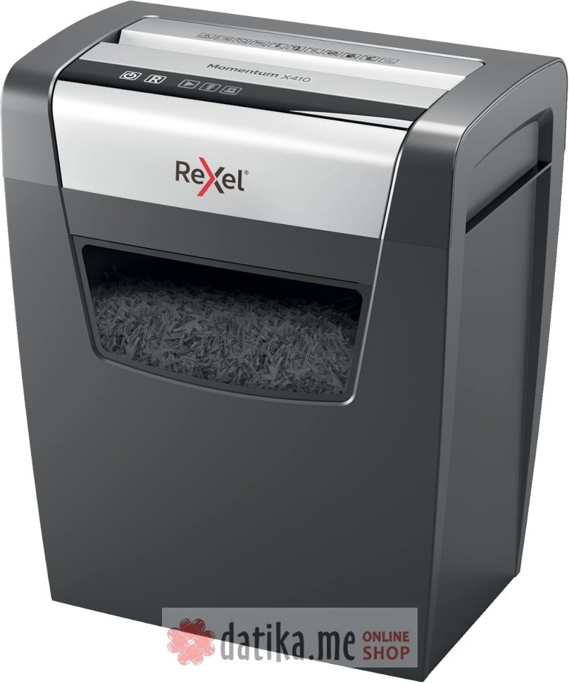 Rexel Momentum X410 Cross Cut Paper Shredder (UNIŠTIVAC)
