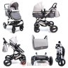 BBO Kolica za bebe MATRIX (SI0016), siva