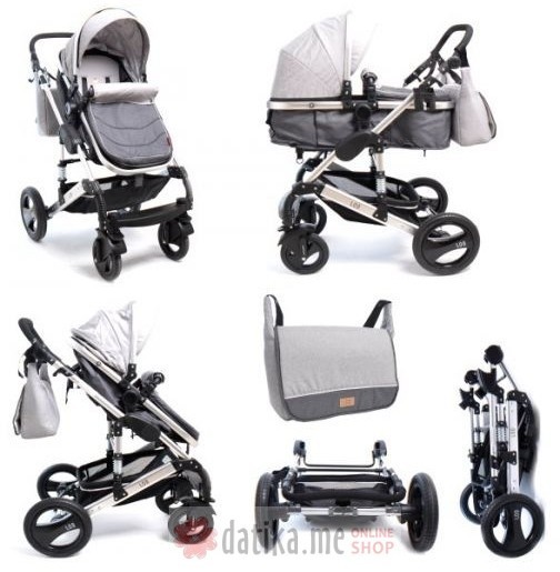 BBO Kolica za bebe MATRIX (SI0016), siva