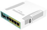 MikroTik hEX PoE 5x Gigabit Ethernet with PoE output for four ports (RB960PGS)