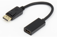 E-Green Adapter DisplayPort 1.4(M) - HDMI 2.0(F) kabl 20cm crni 