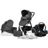 KINDERKRAFT MOOV KOLICA ZA BEBE 3U1 BLACK