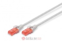 Digitus Kabl UTP patch CAT6 0.25m sivi