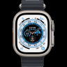 Apple Watch Ultra GPS + Cellular 49mm Titanium Case with Ocean Band - Midnight 