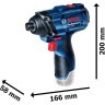 BOSCH Odvijač udarni akumulatorski 12V GDR120-LI Solo  bez baterije i punjača​ (06019F0000)