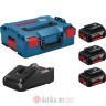 BOSCH Starter-Set baterija 3xGBA 18V 5.0 Ah+punjac GAL18V-40