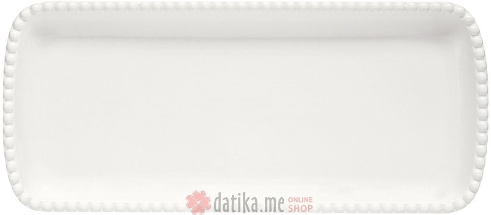 EASY LIFE TANJIR ZA POSLUZIVANJE TIFFANY WHITE 36x16cm  в Черногории