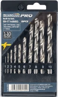 Bormann Burgije za metal 1-10mm setu 10 kom BHT4820