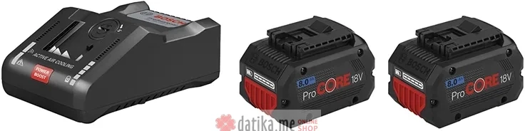 BOSCH 1600A016GP Set Akumulatora 2xProCore 18V/8,Ah + Punjac GAL 18V-160 C в Черногории