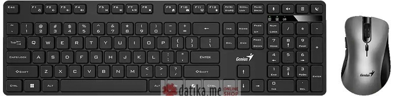 GENIUS KM-8216S Wireless USB YU wireless crna tastatura в Черногории