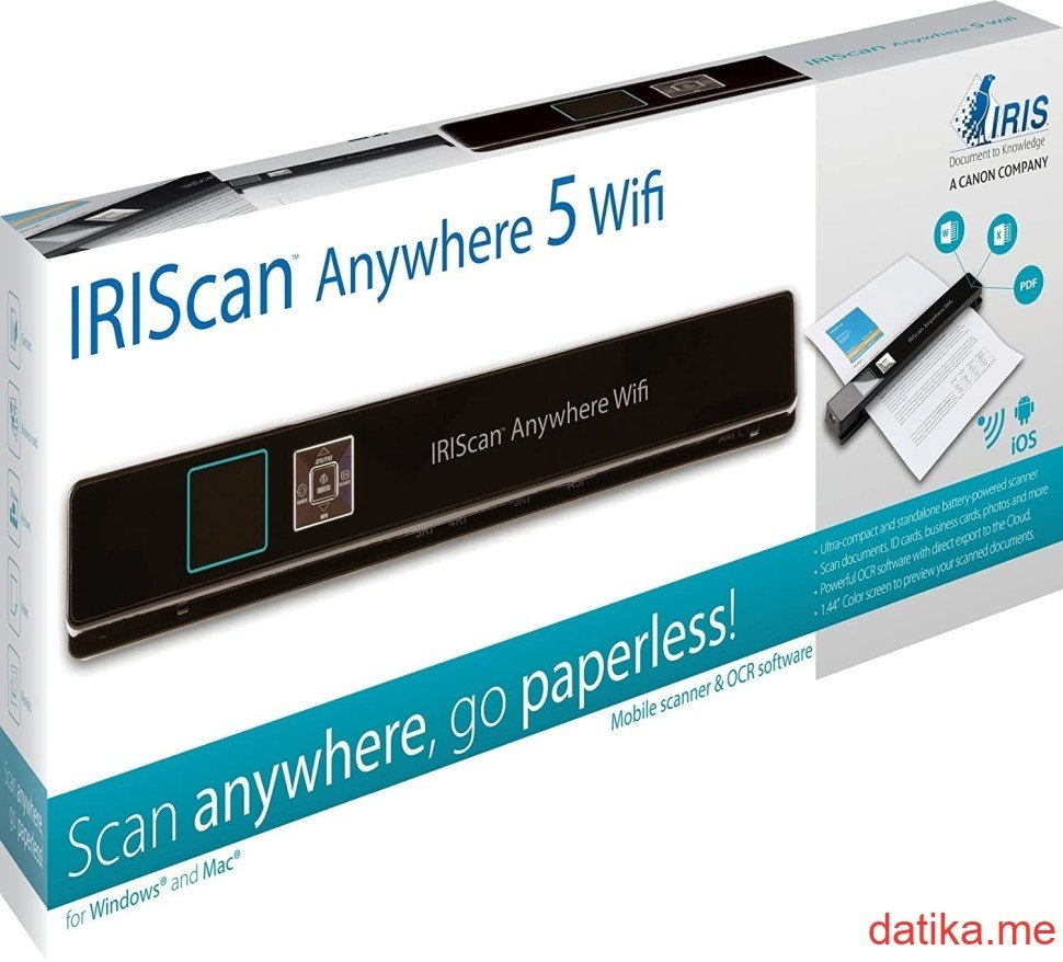 IRIScan Anywhere 5 Wifi Mobile Color Scanner