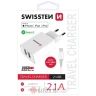 Swissten Travel charger 2x USB 2, 1A power + data cable USB