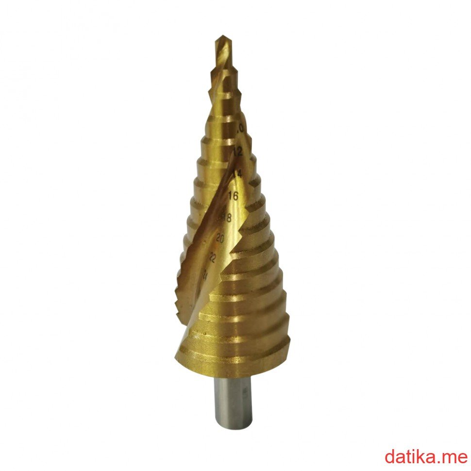 BorMann burgija konusna stepenasta za metal Titan 4-22mm