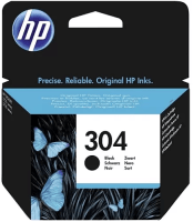 HP 304 Ink Cartridge, Black (N9K06AE )