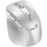 GENIUS Ergo 9000S Pro Pearl White USB Bežični Pine Wood miš