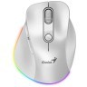 GENIUS Ergo 9000S Pro Pearl White USB Bežični Pine Wood miš