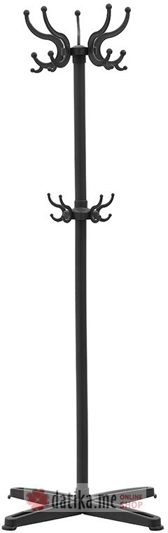 INART VJESAONIK METAL/PL COAT RACK BLACK 70X70X170
