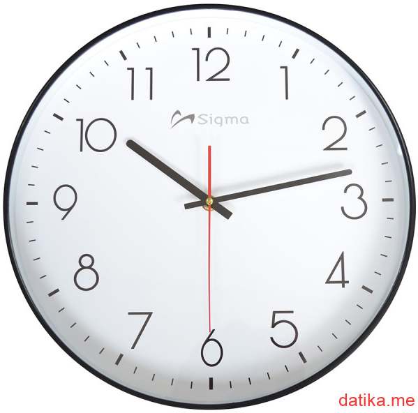 Sigma Zidni sat 35cm (beli)​ HS-229 