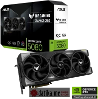ASUS TUF Gaming GeForce RTX 5080 16GB GDDR7 OC Edition, TUF-RTX5080-O16G-GAMING