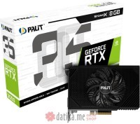 PALIT nVidia GeForce RTX 3050 8GB 128bit, RTX 3050 StormX