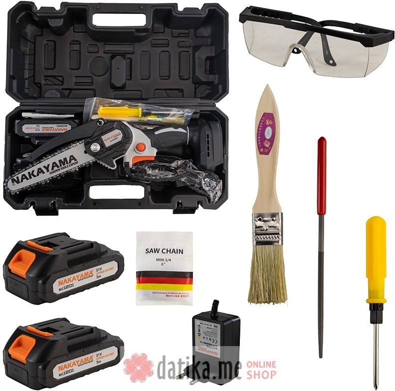 NAKAYAMA EC1050  Testera lančana akumulatorska 15cm/2x21V ,2Ah Li ion в Черногории