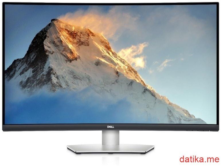 ちゃまDELL S3221QS SILVER Dell S3221QS 32 Inch Curved 4K UHD Monitor with Built-in