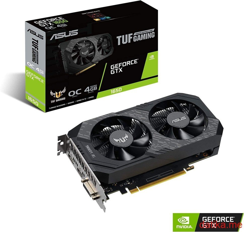 Asus TUF Gaming GeForce GTX 1650 OC Edition 4GB GDDR6, TUF-GTX1650-O4GD6-GAMING в Черногории
