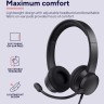 TRUST Ayda Lightweight on-ear USB-ENC PC headset with noise-cancelling microphone