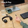 TRUST Ayda Lightweight on-ear USB-ENC PC headset with noise-cancelling microphone