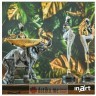 INART DEKORATIVNA FIGURA POLYRESIN FEMALE BLACK/GOLD 12X10X42