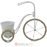 INART POSTOLJE ZA CVIJECE METAL FLOWER STAND BIKE ANTIQUE WHITE 51Χ16Χ45cm в Черногории