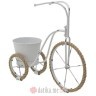 INART POSTOLJE ZA CVIJECE METAL FLOWER STAND BIKE ANTIQUE WHITE 51Χ16Χ45cm в Черногории
