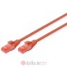 Digitus Kabl UTP patch CAT6 0.5m crveni
