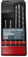 Bormann Burgije za beton SDS-plus SX4 u setu 5/6/6/8/10mm BHT4818