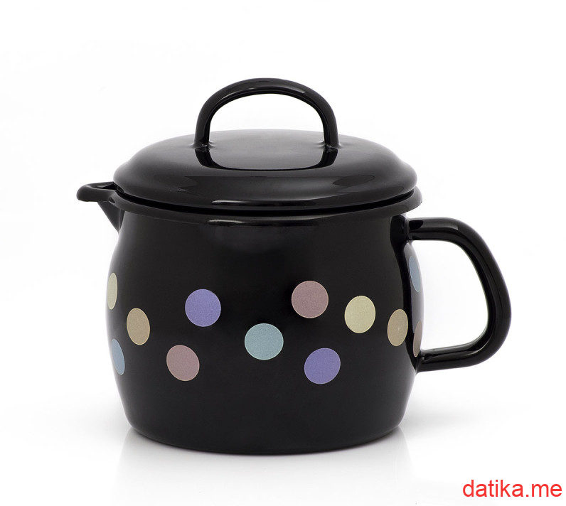 Metalac trbusasto lonce sa kljunom PASTELNE TUFNE 12cm/1,3lit