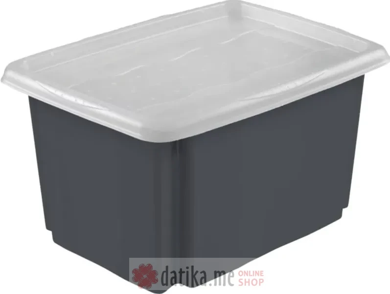 KEEEPER KUTIJA SA POKLOPCEM ECO E&E SIVA 45L