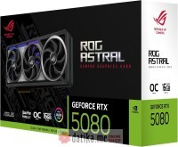 Asus ROG Astral GeForce RTX 5080 16GB GDDR7 OC Edition, ROG-ASTRAL-RTX5080-O16G-GAMING